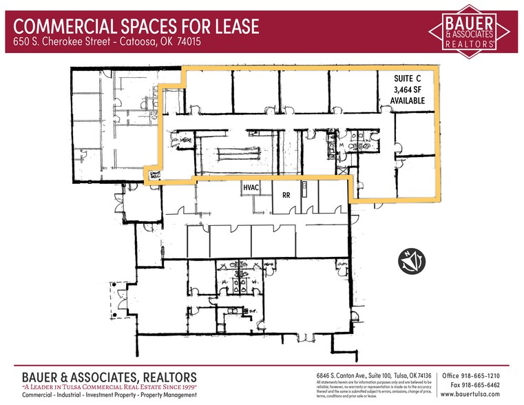 More Photos Of 650 S Cherokee St, Catoosa Medical For Lease