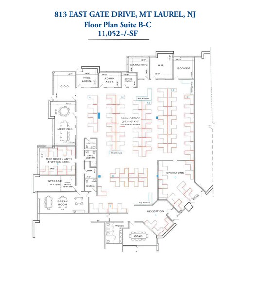 More Photos Of 813 East Gate Dr, Mount Laurel Office For Sale