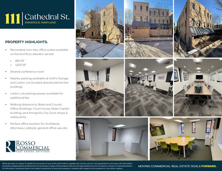 More Photos Of 111 Cathedral St, Annapolis Office For Lease