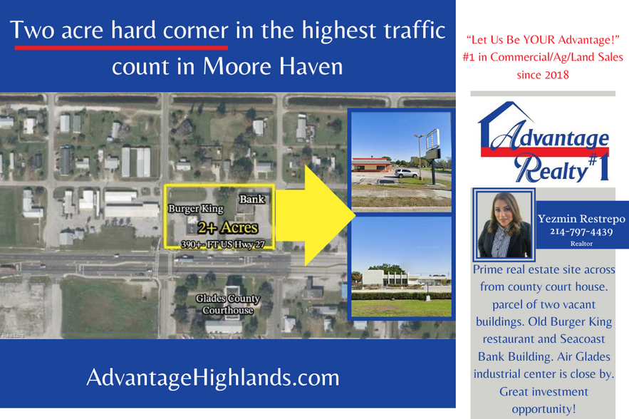 Primary Photo Of 599 US 27 hwy, Moore Haven Office For Sale