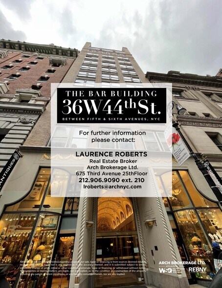 More Photos Of 34-36 W 44th St, New York Medical For Lease