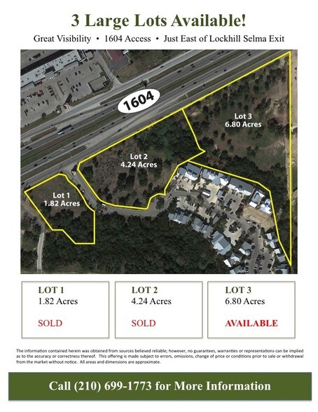 More Photos Of 1604 Access/Lockhill Selma RD, San Antonio Land For Sale
