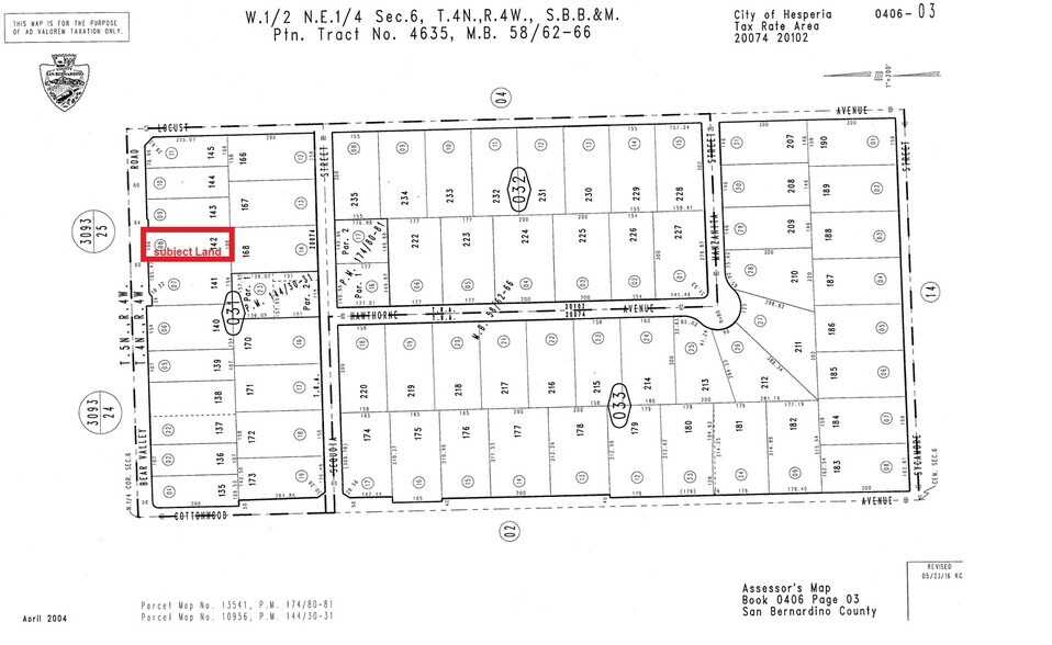 More Photos Of Bear Valley Rd @ Locust Ave., Hesperia Land For Sale