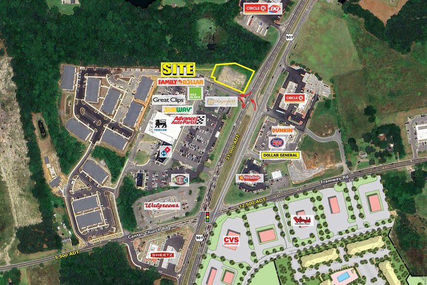 More Photos Of 2220 Jefferson Davis hwy, Sanford Land For Lease