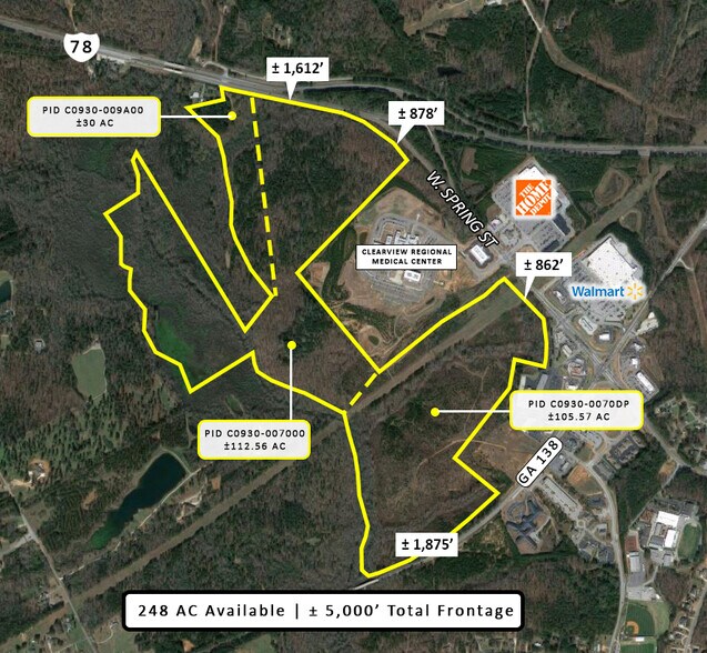 2075 W Spring St, Monroe, GA 30655 Land For Sale