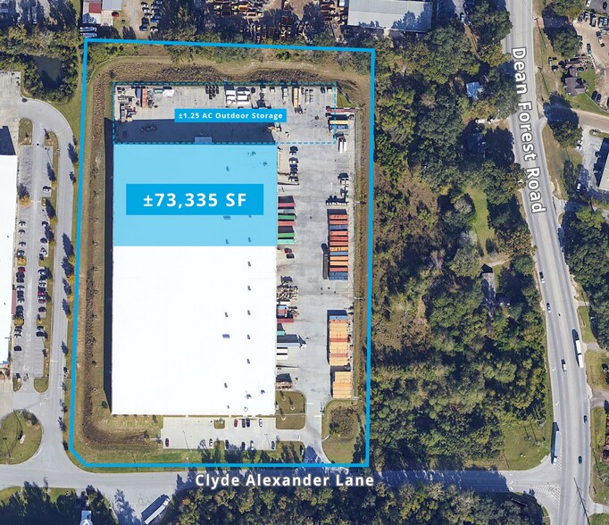 More Photos Of 88 Clyde Alexander Ln, Pooler Warehouse For Lease