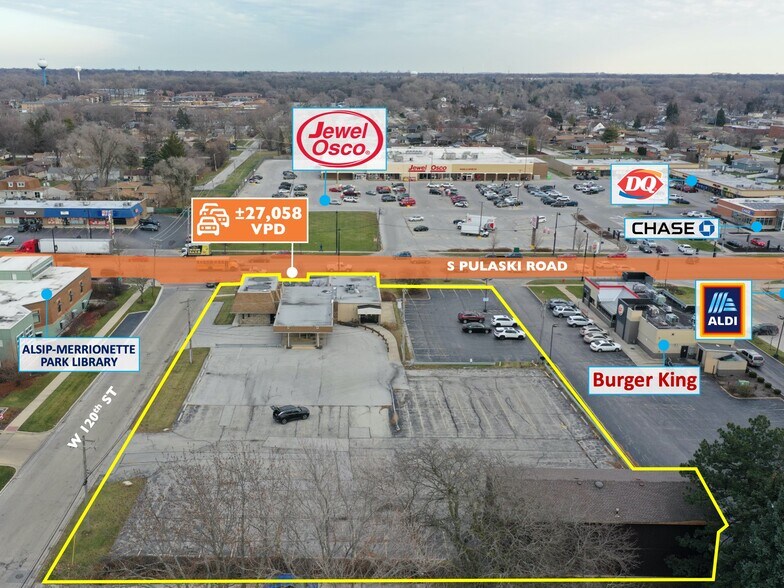 More Photos Of 12004 S Pulaski Rd, Alsip General Retail For Sale