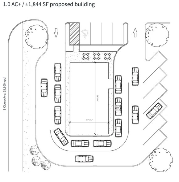 More Photos Of 14321 Cicero Ave, Crestwood Land For Lease