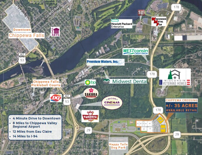 More Photos Of Highway 29 & Seymour Cray Sr Boulevard, Chippewa Falls Land For Sale