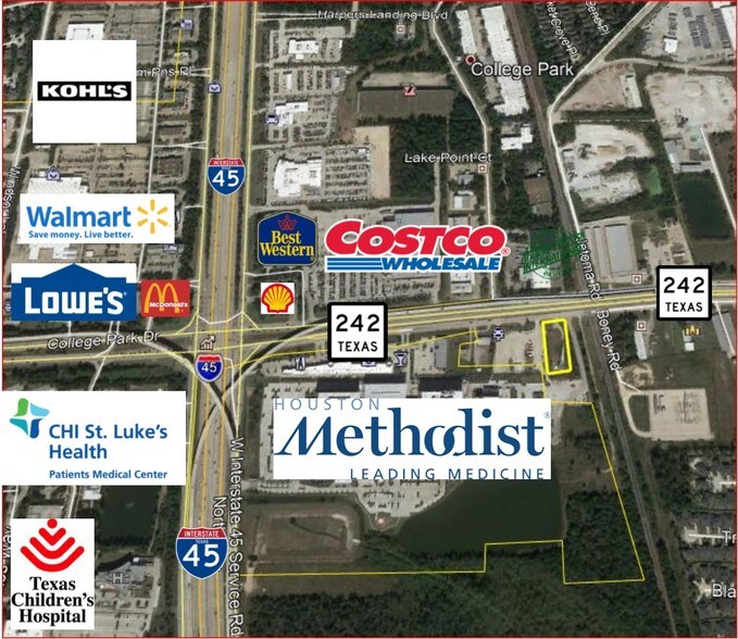More Photos Of 0 Highway 242, Conroe Land For Sale