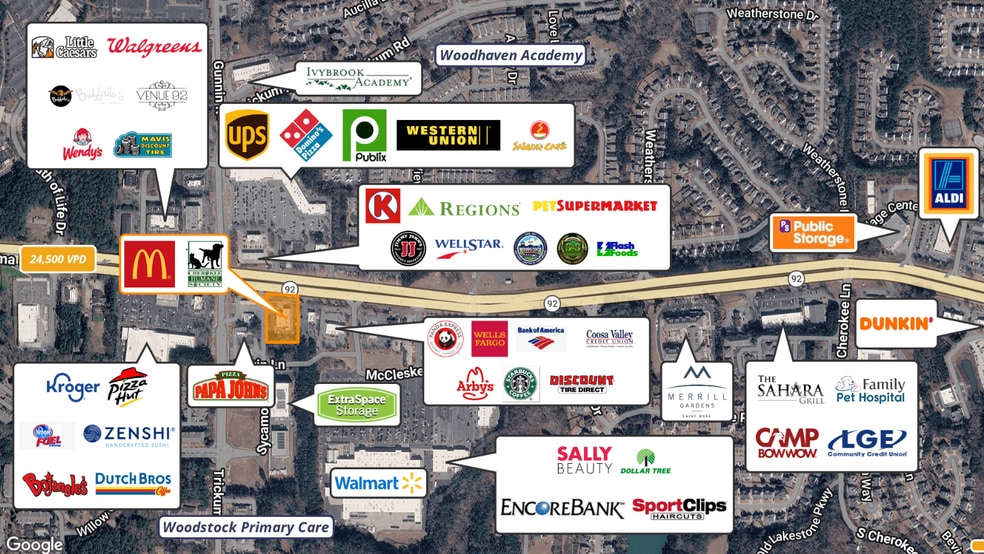 More Photos Of 12154-12156 Highway 92, Woodstock Storefront For Sale