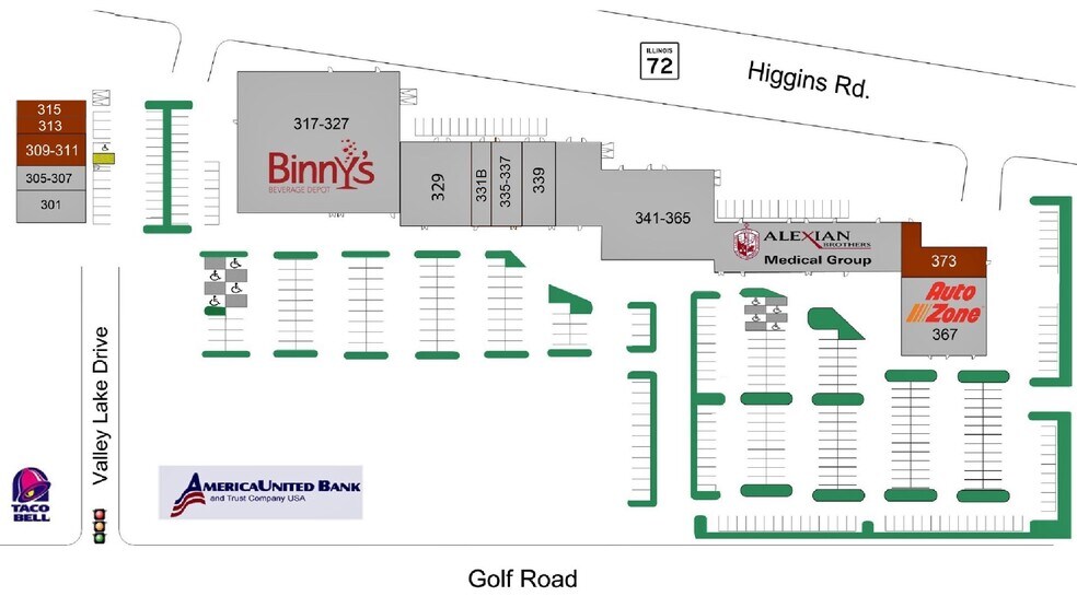 More Photos Of 301-373 W Golf Rd, Schaumburg Unknown For Lease