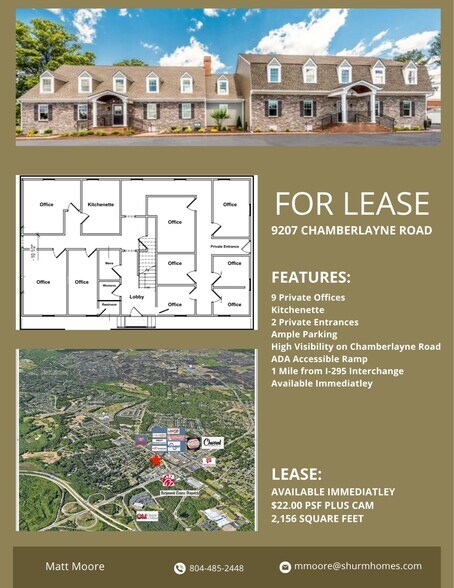Primary Photo Of 9205-9207 Atlee Branch Ln, Mechanicsville Office For Lease