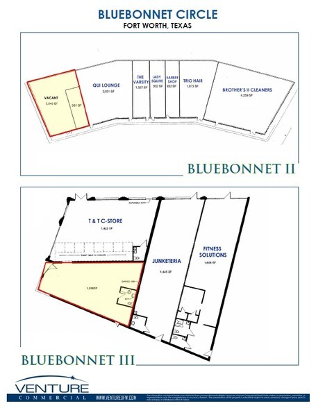 More Photos Of 3505-3527 Bluebonnet Cir, Fort Worth General Retail For Lease