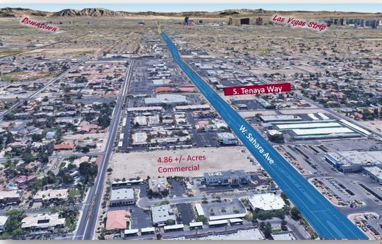 Primary Photo Of 7604 Sahara Avenue, Las Vegas Land For Sale