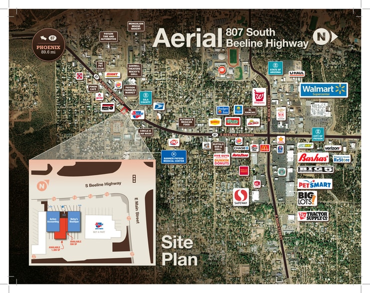 More Photos Of 807 S Beeline Hwy, Payson Storefront Retail Office For Lease
