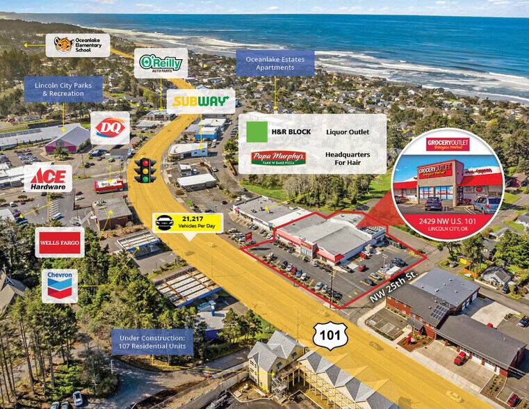 More Photos Of 2429 NW Highway 101, Lincoln City Supermarket For Sale