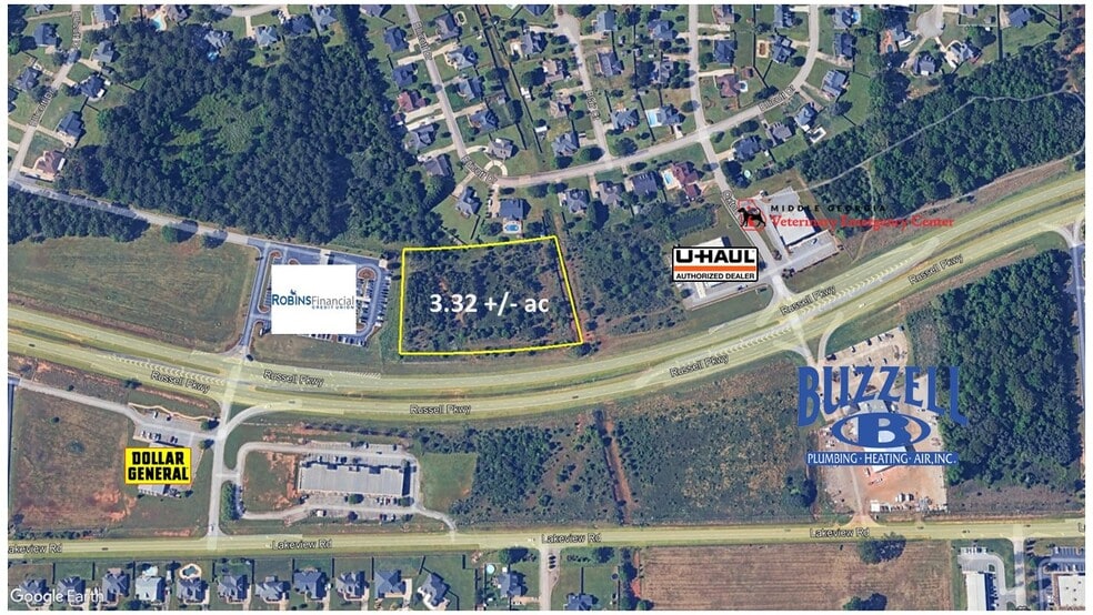 Primary Photo Of Russell Pkwy & Tharpe Rd, Warner Robins Land For Sale
