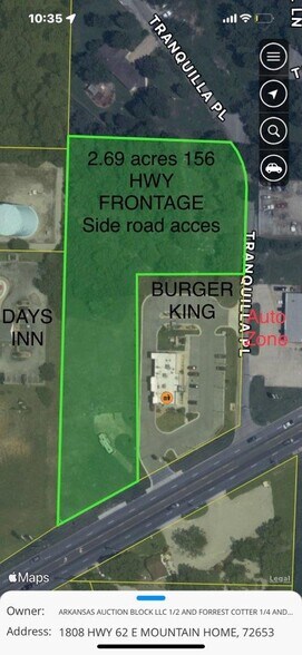 Primary Photo Of 1808 Highway 62 E, Mountain Home Land For Sale