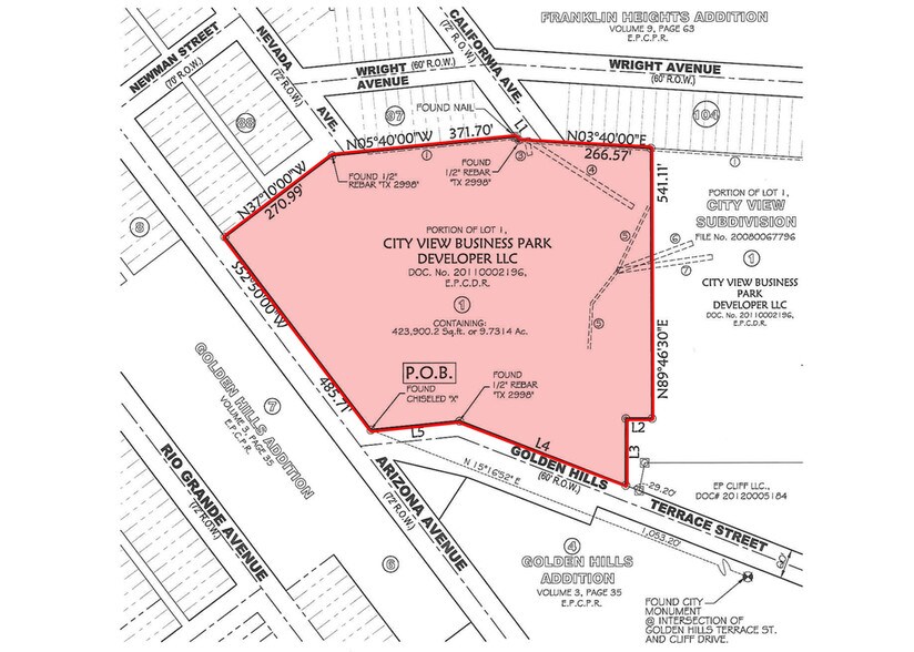 More Photos Of 1621 Golden Hill Terrace, El Paso Land For Sale