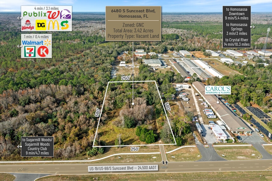 More Photos Of 6480 S Suncoast Blvd, Homosassa Land For Sale