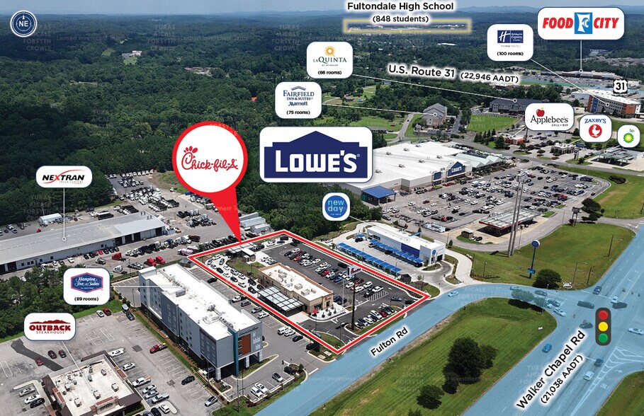 More Photos Of 1709 Fulton Rd, Fultondale General Retail For Sale