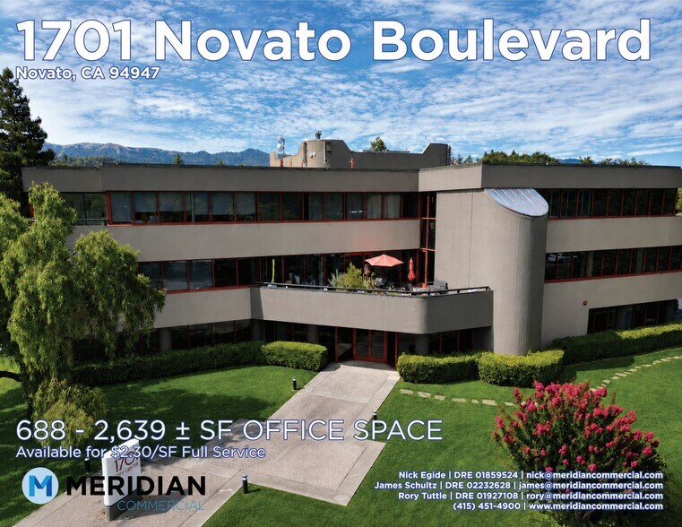 More Photos Of 1701 Novato Blvd, Novato Office For Lease