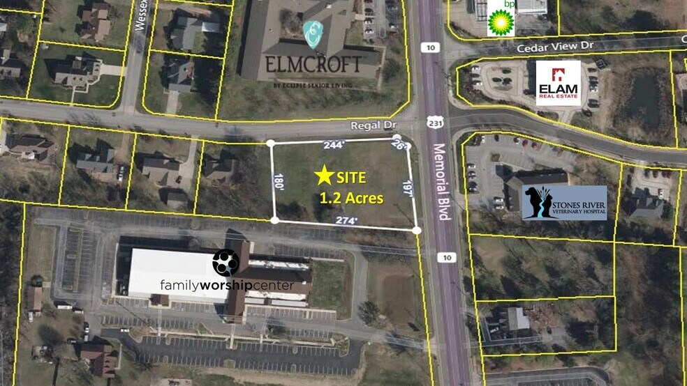 More Photos Of 3177 Memorial Blvd, Murfreesboro Land For Lease