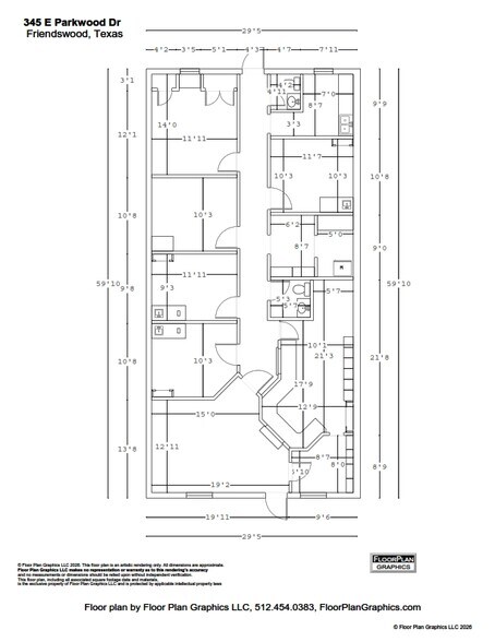 More Photos Of 331-347 E Parkwood Ave, Friendswood Medical For Lease
