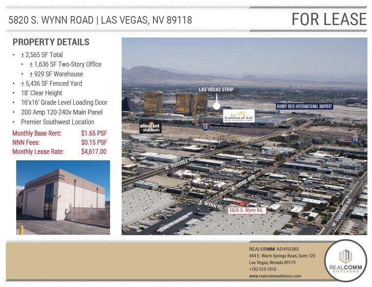 More Photos Of 5820 Wynn Rd, Las Vegas Warehouse For Lease