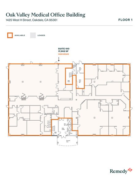 More Photos Of 1425 W H St, Oakdale Medical For Lease