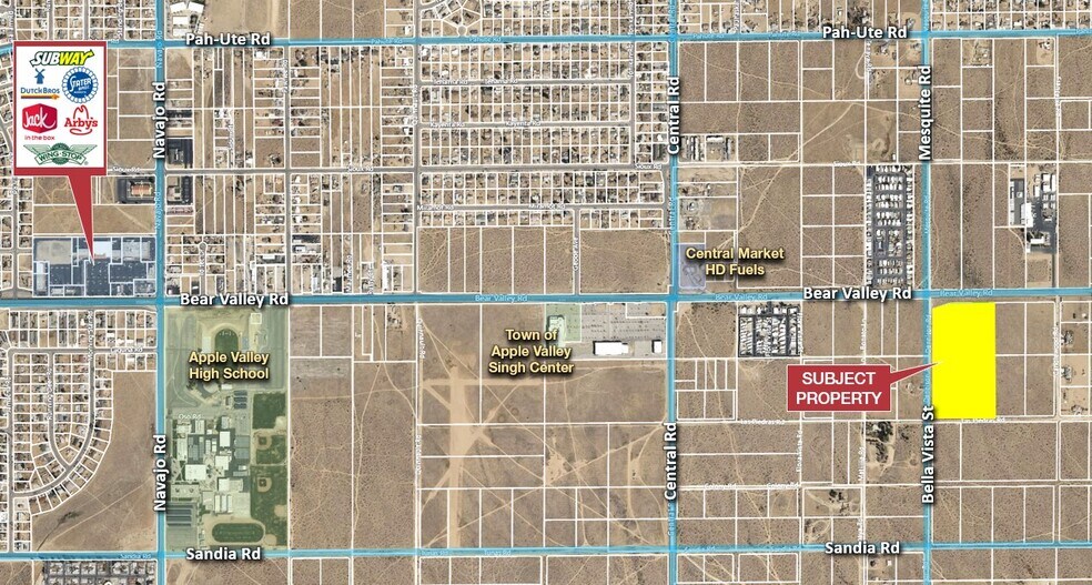 Primary Photo Of 22915 Bear Valley Rd, Apple Valley Land For Sale