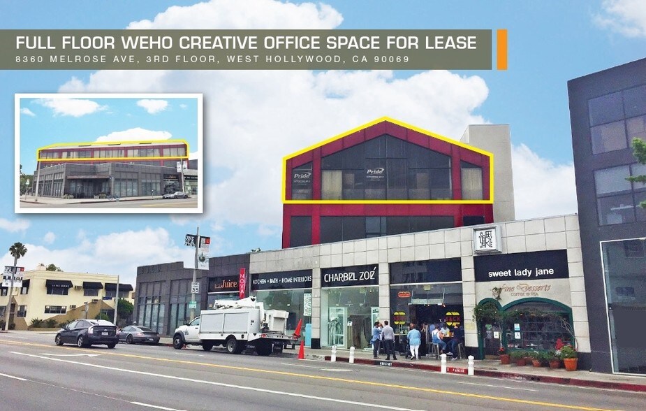More Photos Of 8360 Melrose Ave, Los Angeles Storefront Retail Office For Sale