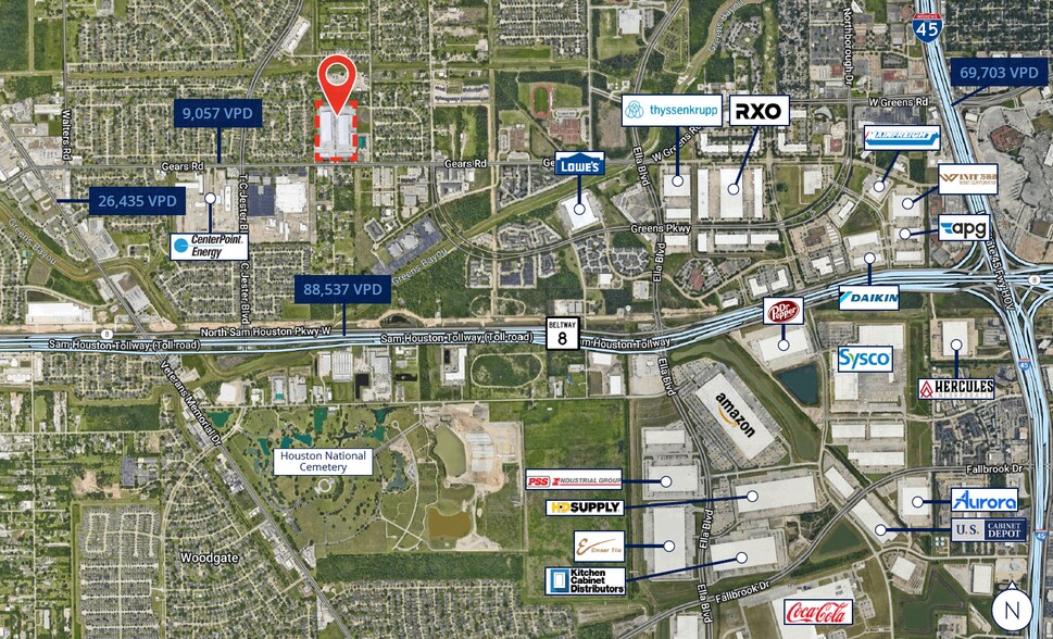 More Photos Of 1616 Gears Rd, Houston Manufacturing For Sale