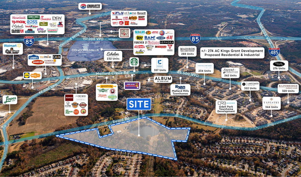 More Photos Of 3501 Beard Rd, Charlotte Land For Sale