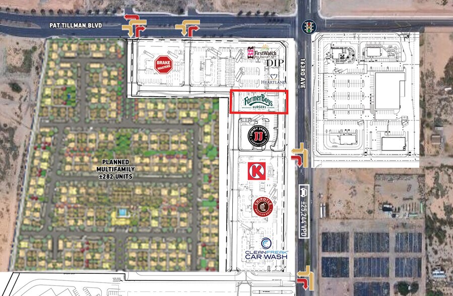 More Photos Of SWC Pat Tillman Blvd & 163rd Ave, Surprise Storefront For Sale