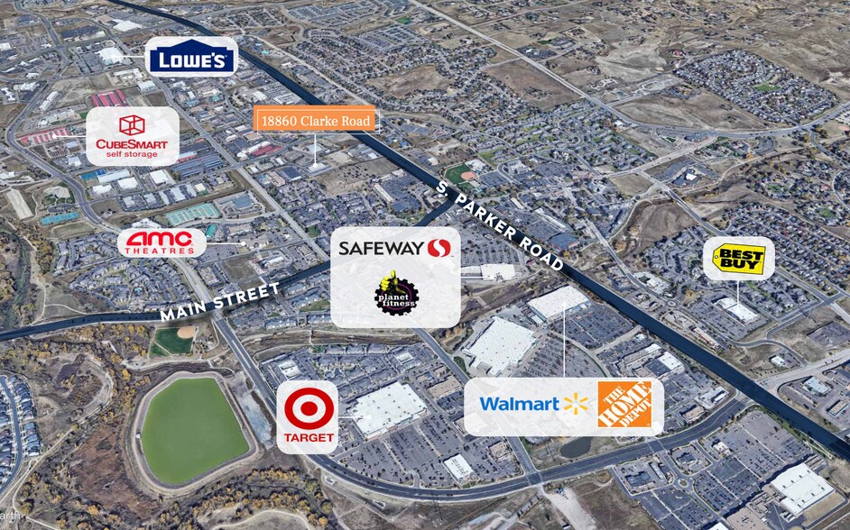 More Photos Of 18860 Clarke Rd, Parker Showroom For Lease