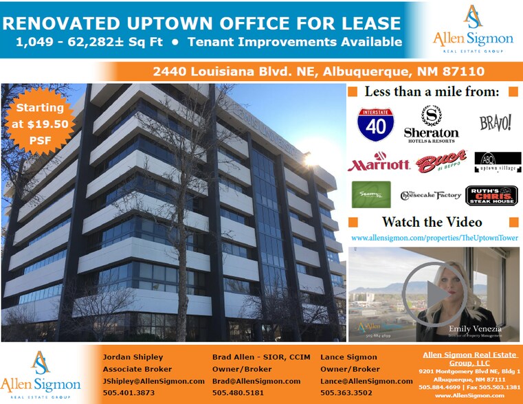 More Photos Of 2440 Louisiana Blvd NE, Albuquerque Office For Lease