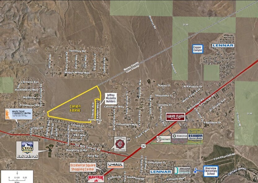 Primary Photo Of Six Mile Canyon Road, Dayton Land For Sale
