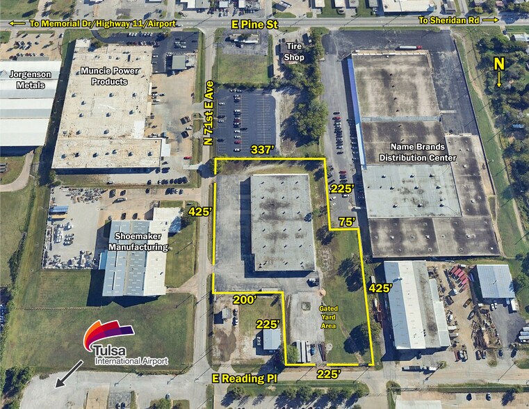 More Photos Of 1624 N 71st East Ave, Tulsa Distribution For Lease