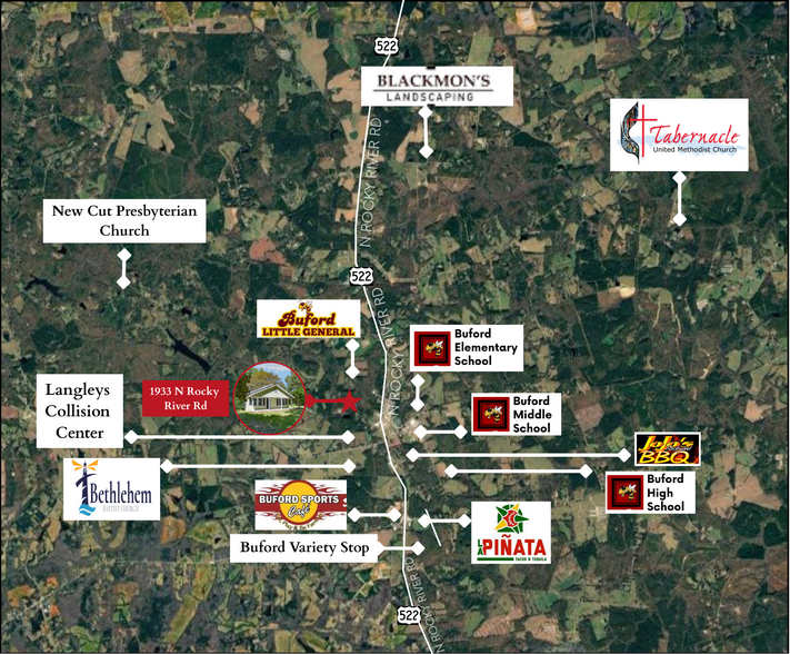 More Photos Of 1933 N Rocky River Rd, Lancaster Land For Sale