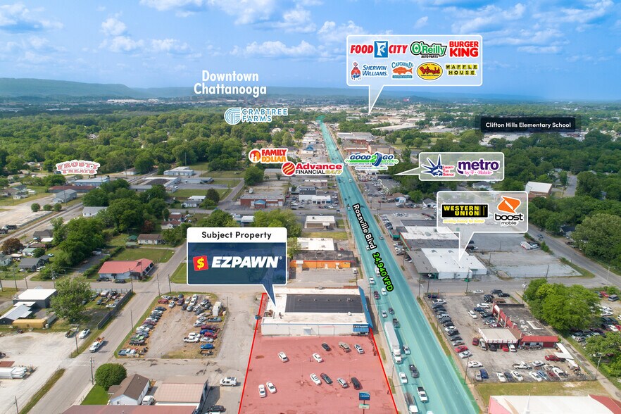 More Photos Of 3601 Rossville Blvd, Chattanooga Freestanding For Sale