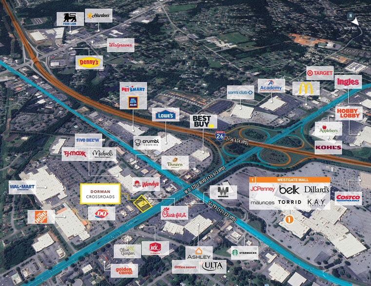 More Photos Of 1501 W. O. Ezell Blvd, Spartanburg Freestanding For Sale