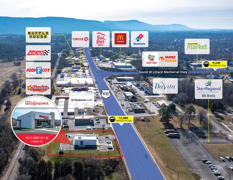 More Photos Of Walgreens, Etowah Freestanding For Sale