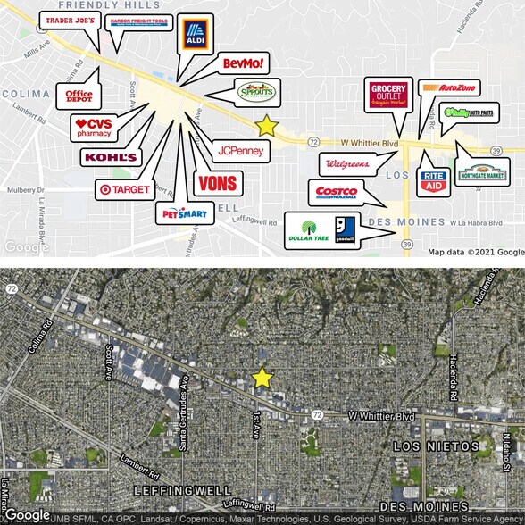 More Photos Of 16221 Whittier Blvd, Whittier Storefront Retail Office For Lease