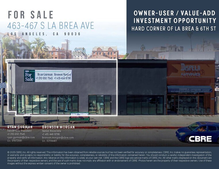 More Photos Of 463-467 S La Brea Ave, Los Angeles Storefront Retail Office For Sale