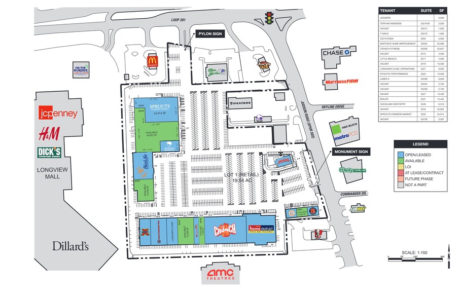 Primary Photo Of SWC W. Loop 281 and Judson Road, Longview Storefront Retail Office For Lease