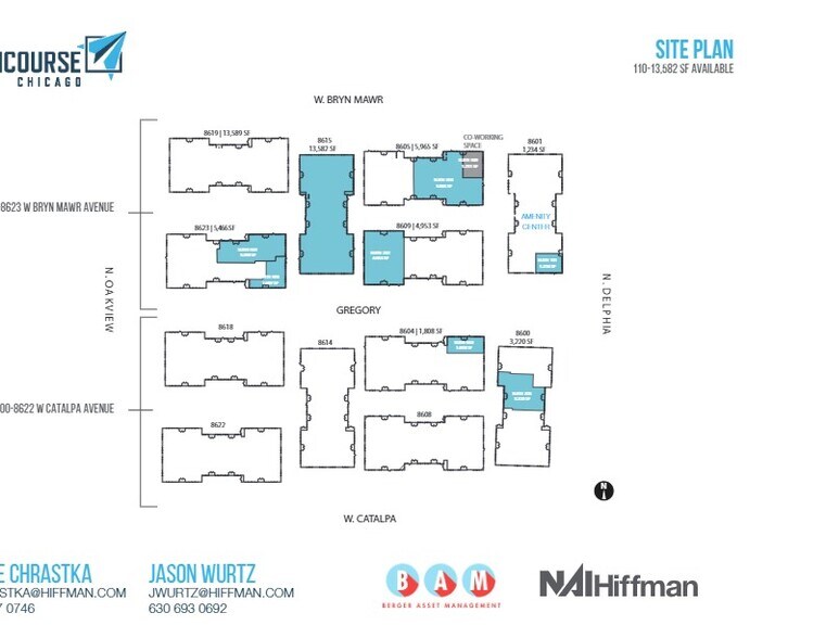 More Photos Of 8609 W Bryn Mawr Ave, Chicago Office For Lease
