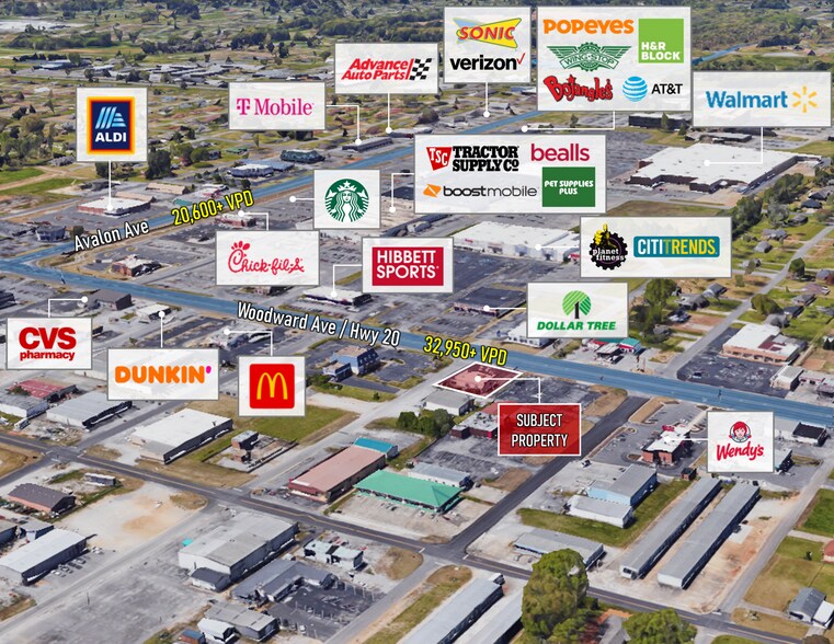 More Photos Of 1409 Woodward Ave, Muscle Shoals Fast Food For Sale