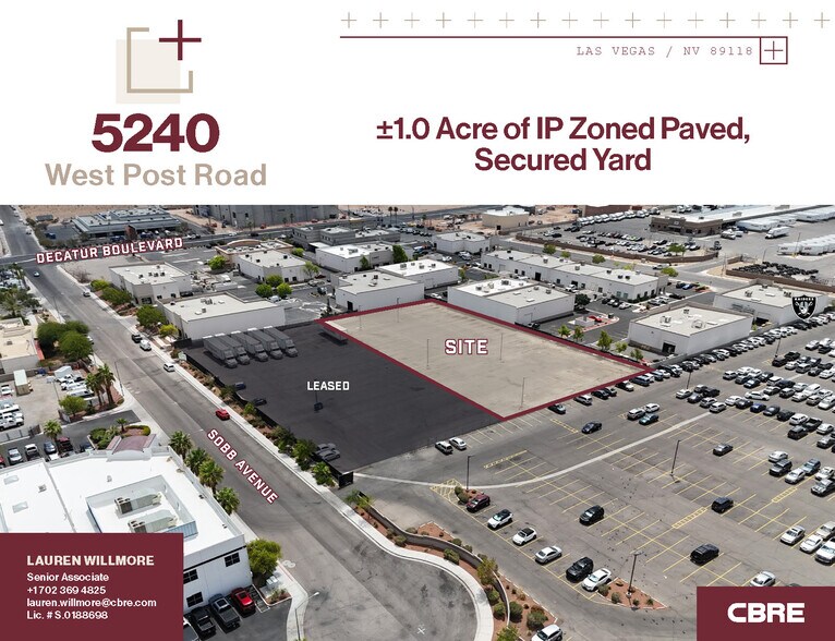 Primary Photo Of 5240 W Post Rd, Las Vegas Land For Lease